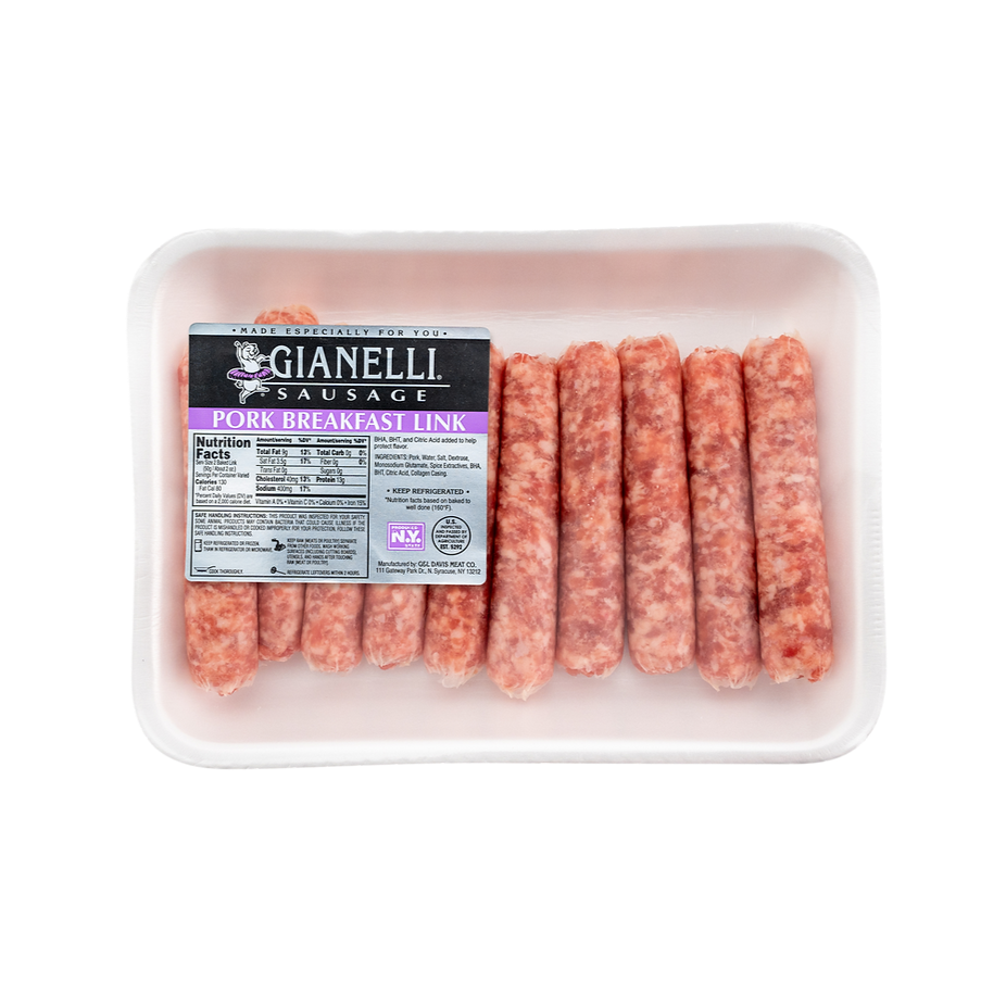 Gianelli Pork Breakfast Sausage Links 16 oz