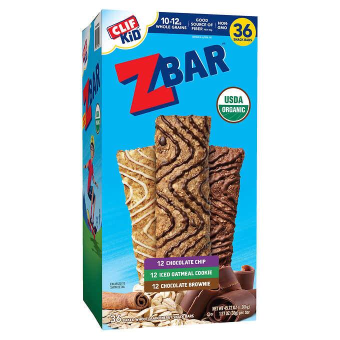 Clif Kid ZBar Variety Pack 36 ct