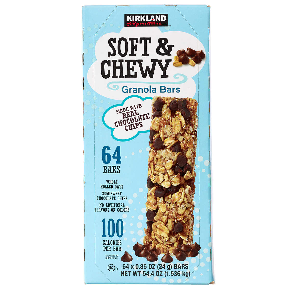 Kirkland Soft & Chewy Granola Bars 64 ct