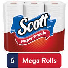 Scott Paper Towels  Choose A Sheet  6 Roll