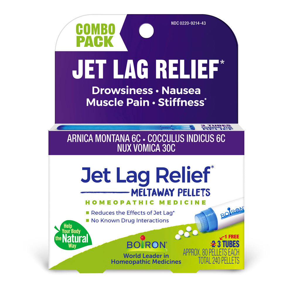 Boiron Jet Lag Relief Meltaway Pellets  240 ct