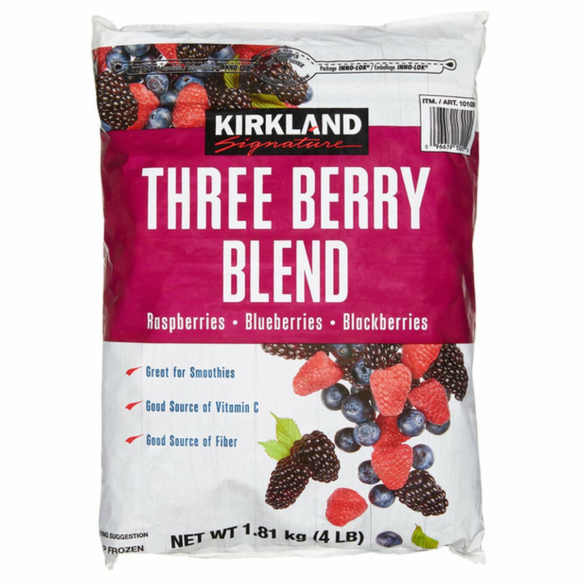 Kirkland 3 Berry Blend 4 lb