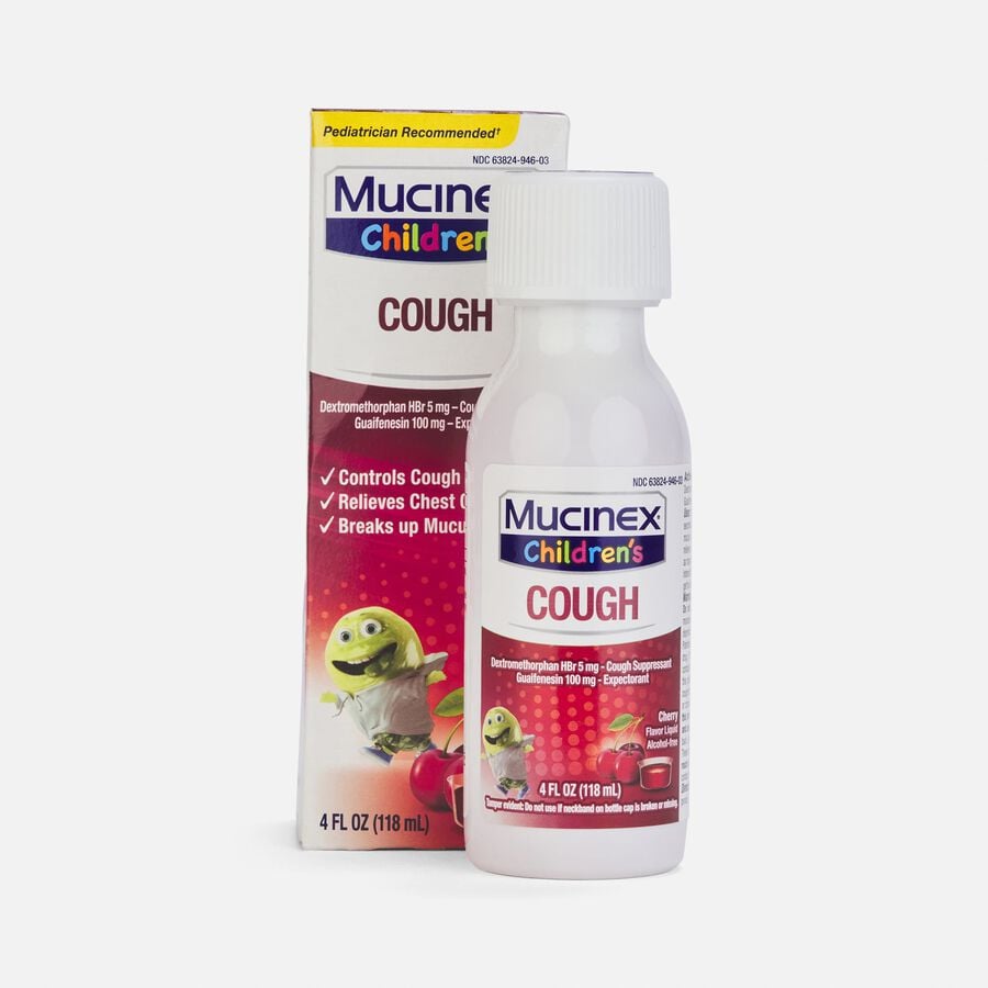 Mucinex Children's Cough Medicine Cherry 4 oz