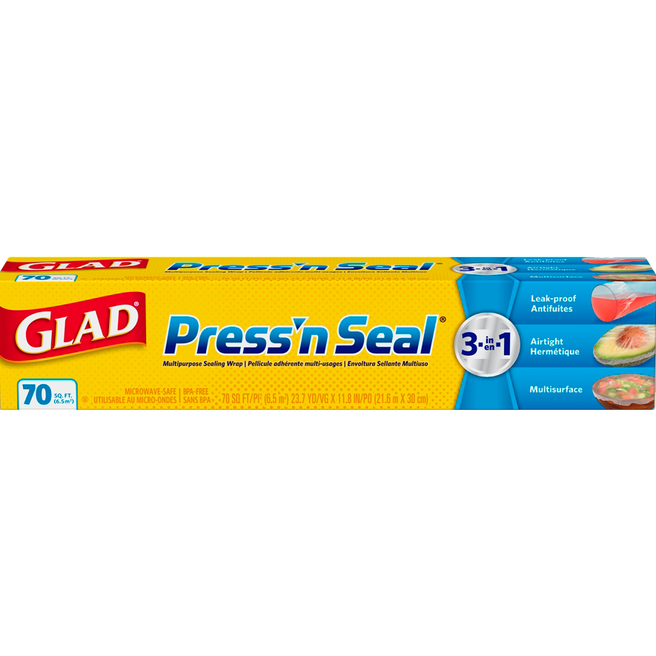 Glad Press N Seal 3-in-1 Seal Design Wrap 70 ft