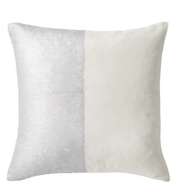 Michael Aram Metallic Texture Throw Pillow Ivory