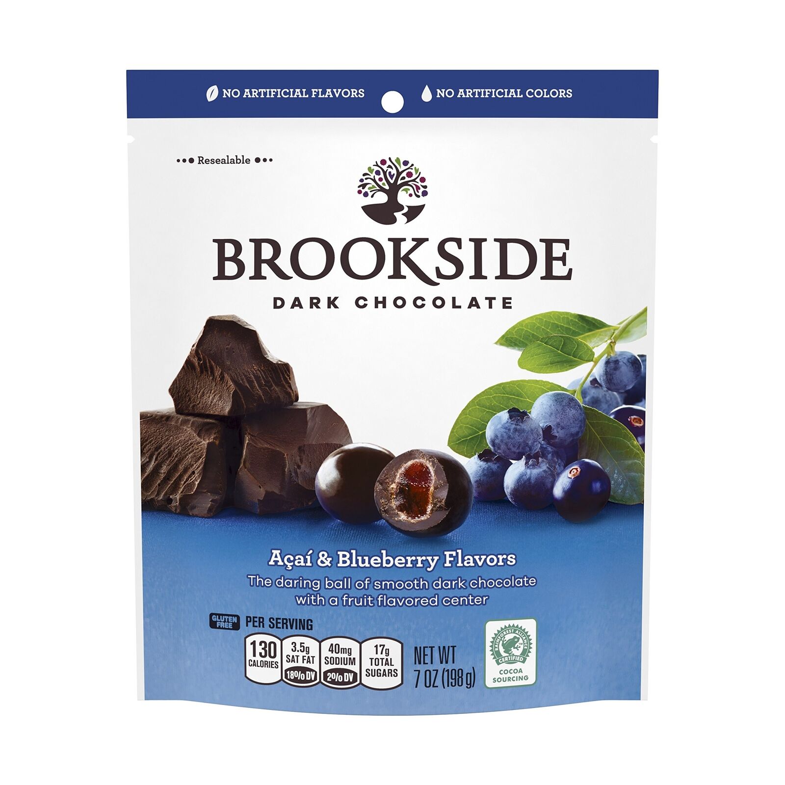 Brookside Dark Chocolate Acai & Blueberry 7 oz