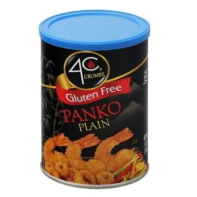 4C Gluten Free Panko Bread Crumbs Plain  6 oz