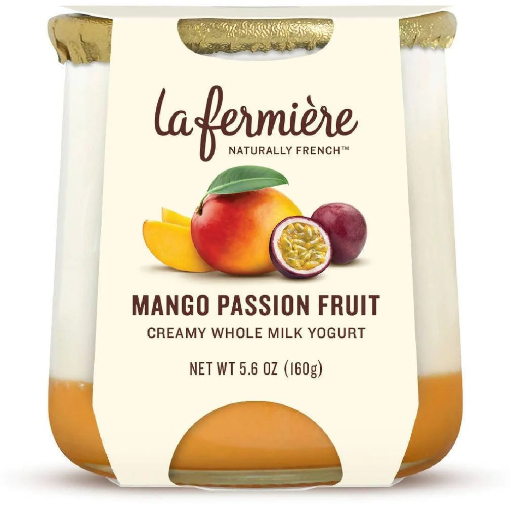 La Fermière Mango Passion Fruit Yogurt 4.9 oz