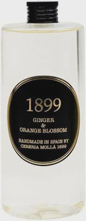 Cereria Molla Reed Diffuser Refill Ginger & Orange Blossom 16.9 oz