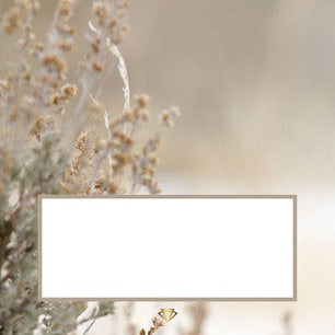 Jade Paper Name Cards Wild Flowers  25 ct