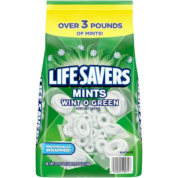 Lifesavers Peppermints Wint O Green 54 oz