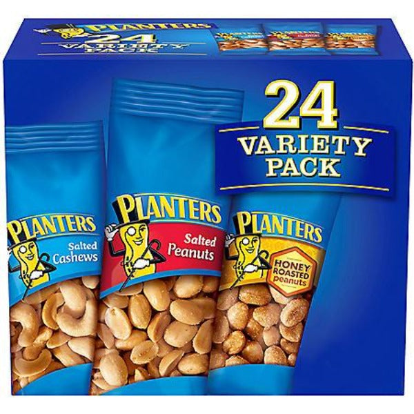 Planters Nuts Variety Pack 24 pk