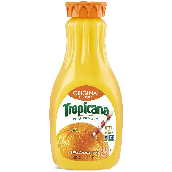 Tropicana Orange Juice Original No Pulp 52 oz