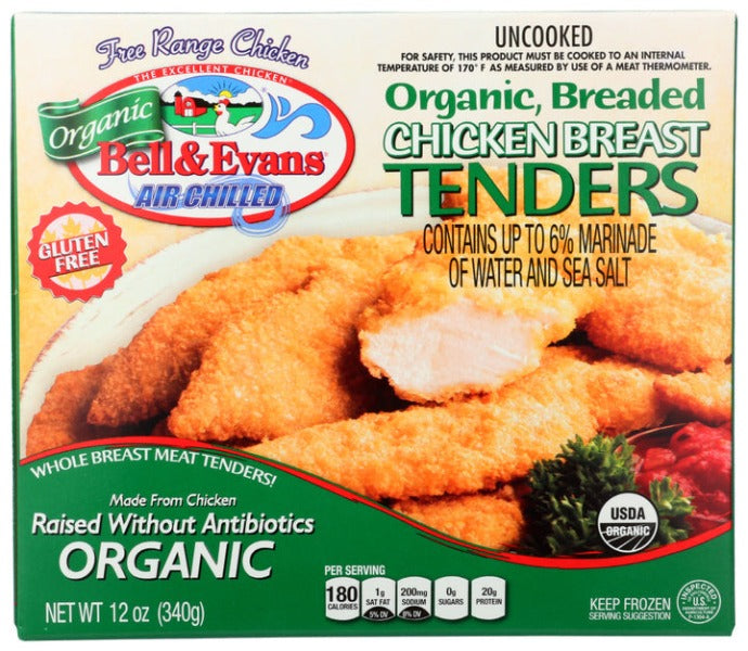 Bell & Evans Gluten Free Breaded Chicken Tenders 12 oz