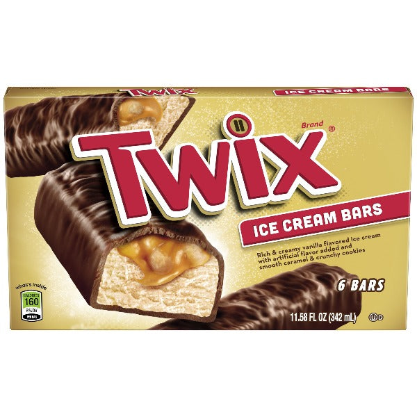 Twix Ice Cream Bars 6 ct