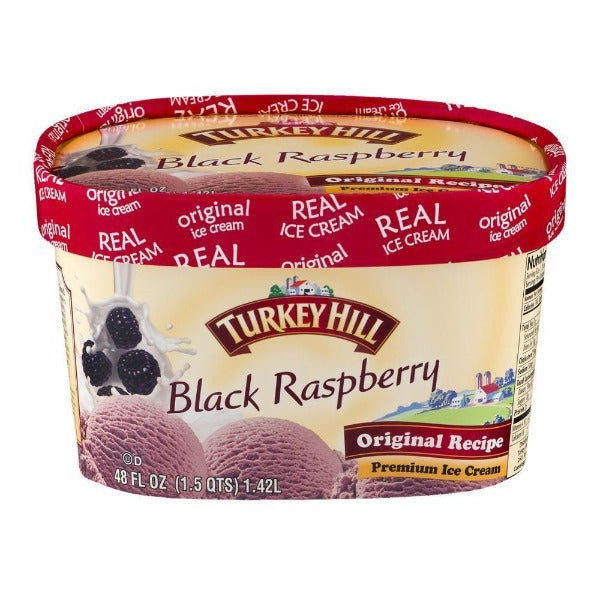 Turkey Hill Black Raspberry Ice Cream  48 oz