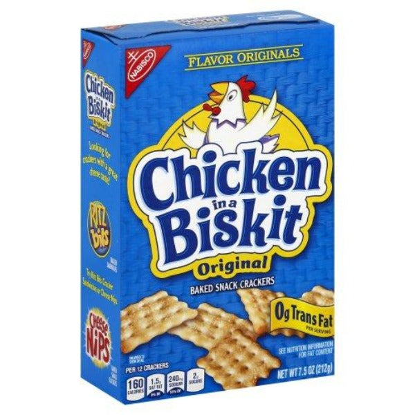 Chicken In A Biskit Crackers Original 7.5 oz