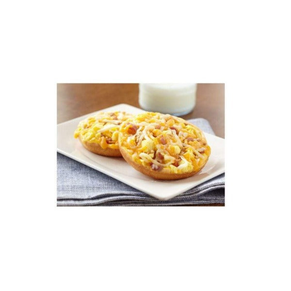 Breakfast Bagels topped with Egg, Cheese & Bacon 4 ct