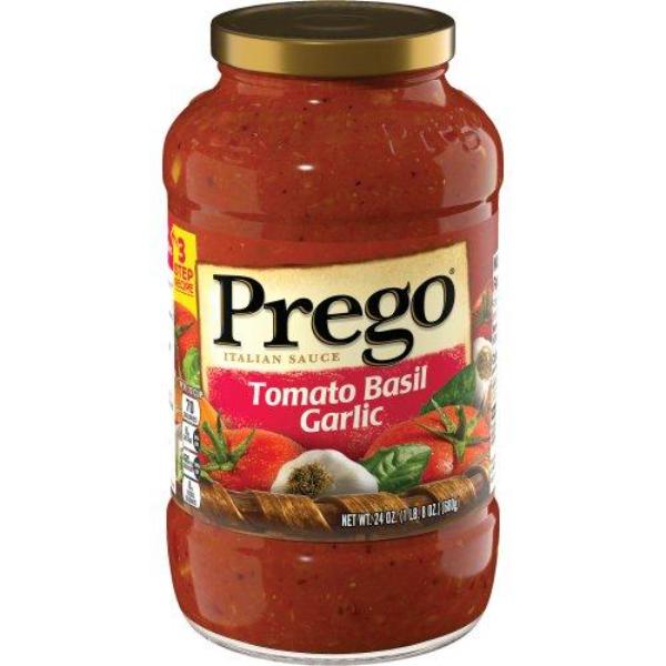 Prego Tomato Basil Garlic Sauce 24 oz