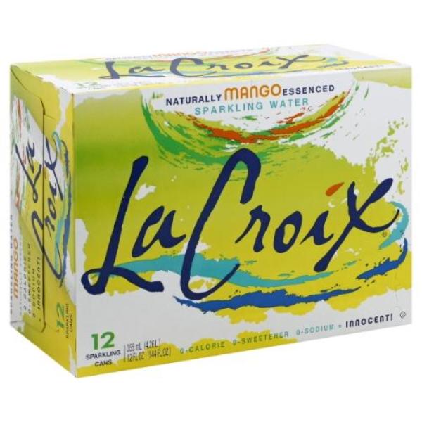 LaCroix Sparkling Water Mango 12 oz 12 ct