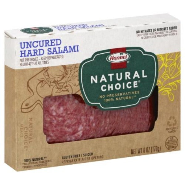 Hormel Natural Choice Hard Salami 6 oz