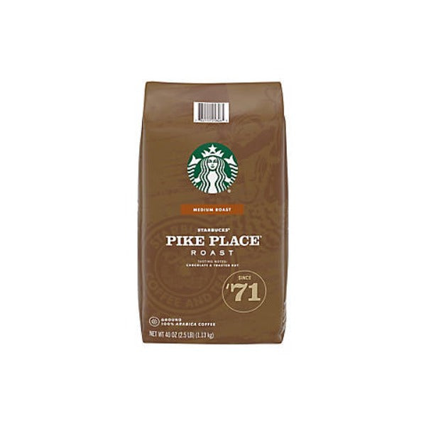 Starbucks Pike Place Medium Roast Ground Coffee 40 oz