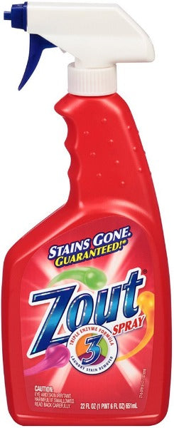 Zout Laundry Stain Remover Spray 21.5 oz