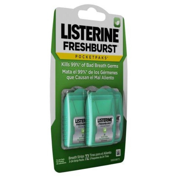 Listerine Freshburst Breath Strips 72 ct