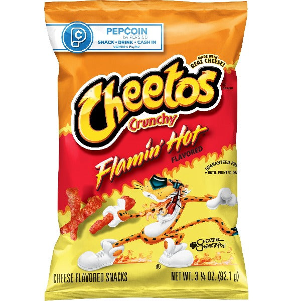 Cheetos Crunchy Flamin' Hot  3 1/4 oz