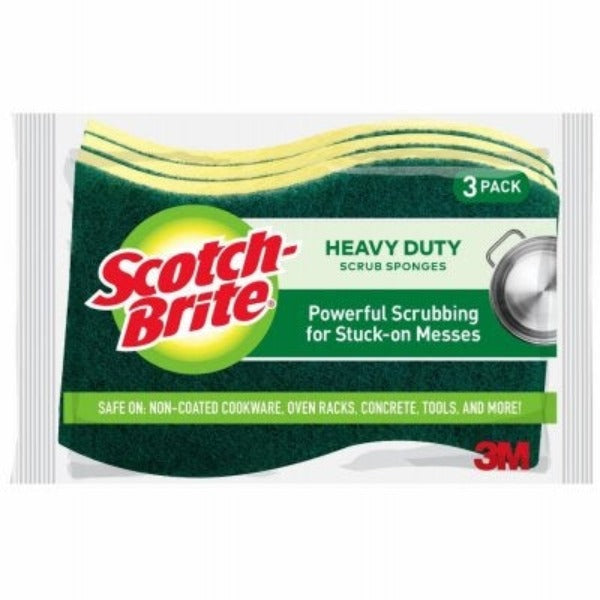 Scotch Brite Heavy Duty Scrub Sponges 3 ct