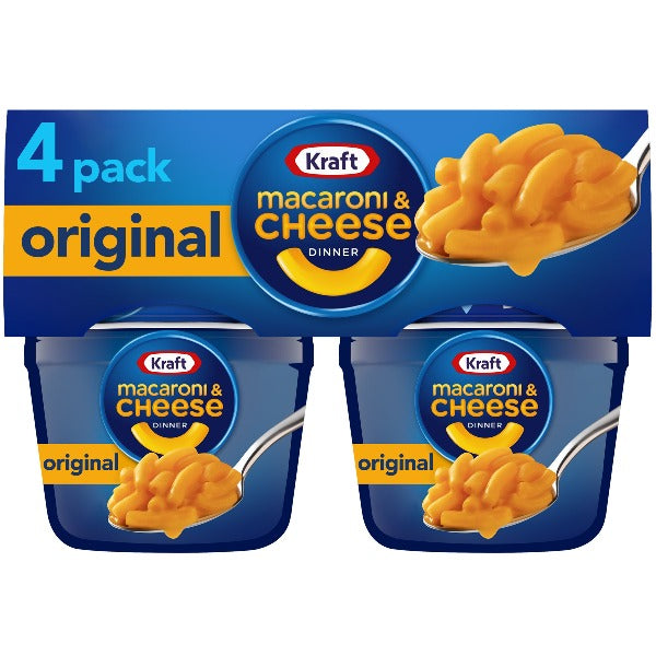 Kraft Dinner EZ Macaroni & Cheese 2.05 oz 4 ct