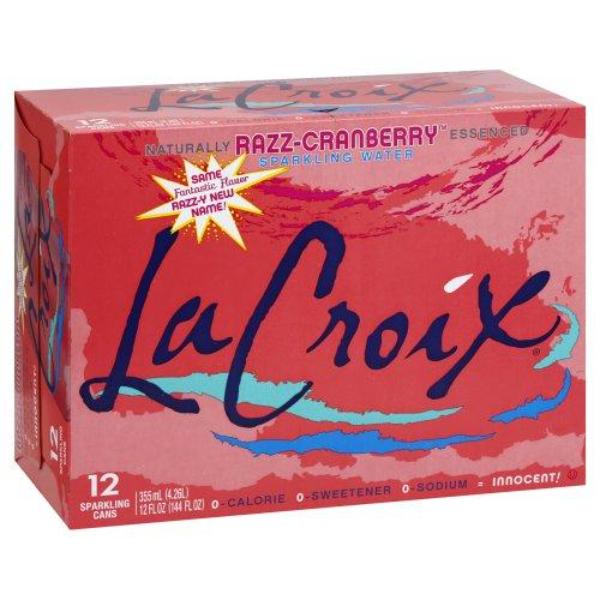 LaCroix Sparkling Water Cran Raspberry 12 oz 12 ct