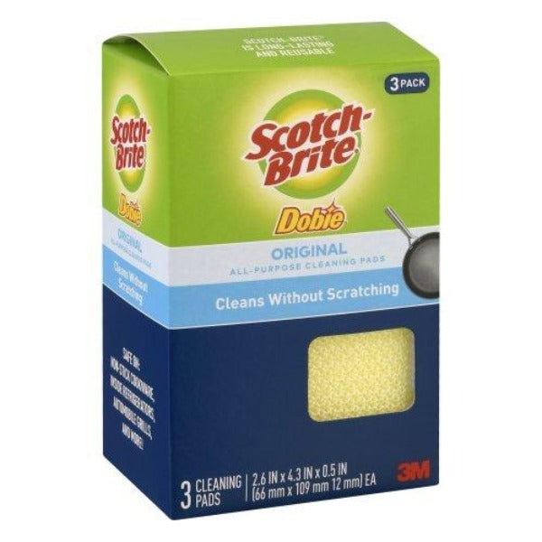 Scotch Brite Dobie Pads 3ct