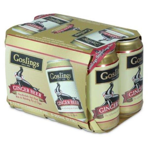 Goslings Ginger Beer 12 oz cans 6 pk