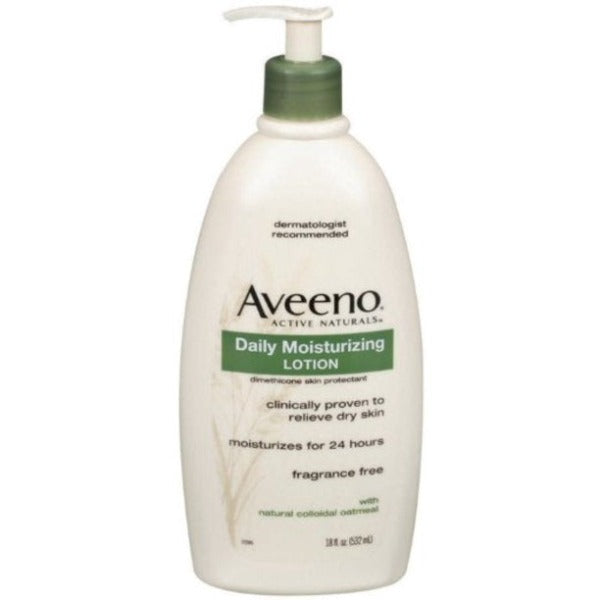 Aveeno Daily Moisturizing Lotion Fragrance Free 18 oz