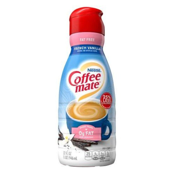 Coffeemate French Vanilla Fat Free Coffee Creamer 32 fl oz