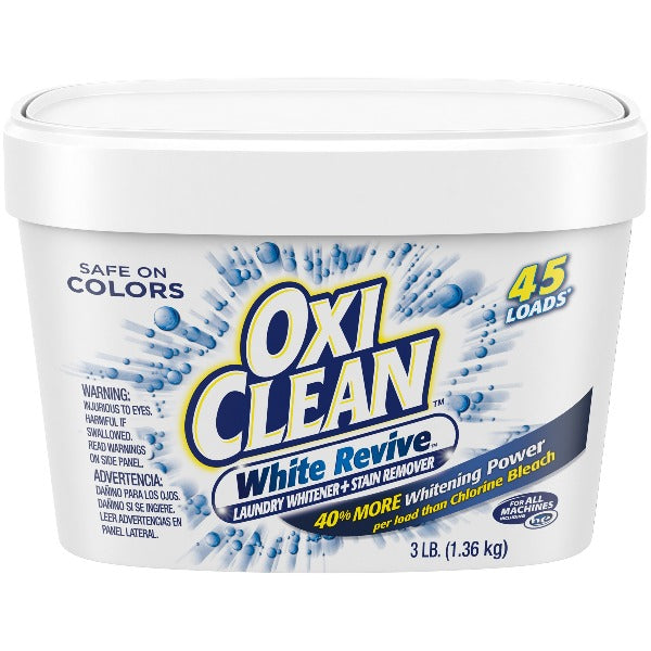 Oxi Clean White Revive Stain Remover 45 loads 48 oz