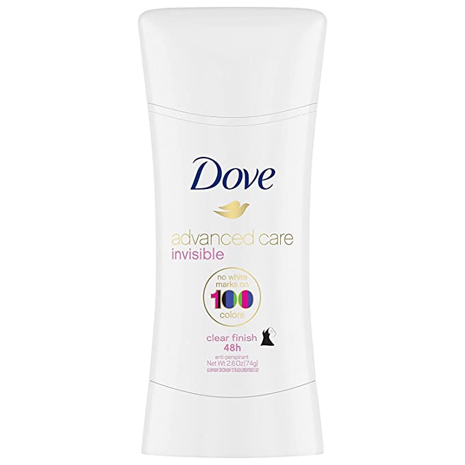 Dove Advanced Care Clear Finish Invisible Solid Deodorant 2.6 oz