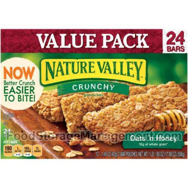 Nature Valley Crunchy Granola Bars Oats 'n Honey 24 bars