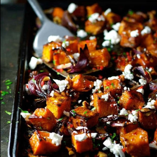 Roast Butternut Squash with Maple Chili and Feta - 2 serving