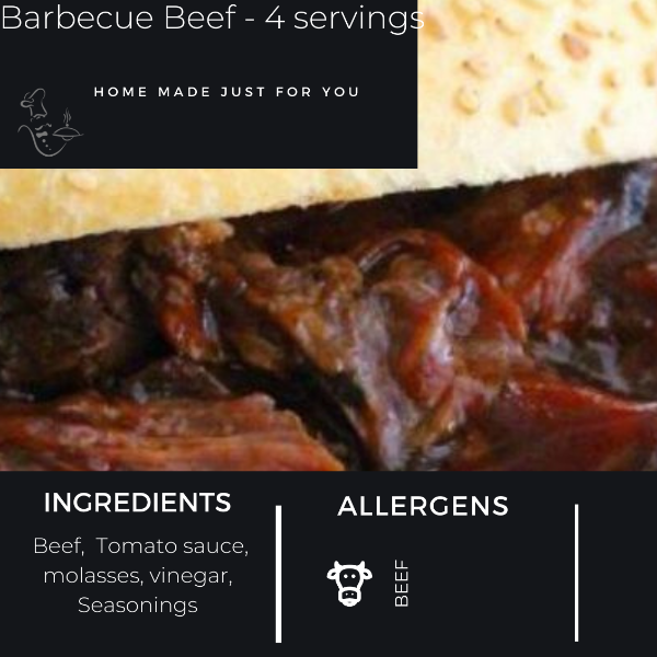 Barbecue Beef - 4 servings