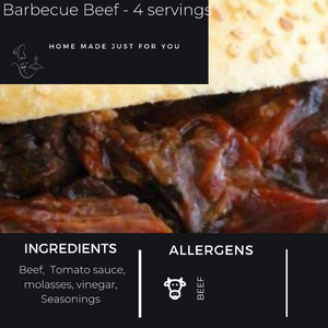 Barbecue Beef - 2 servings