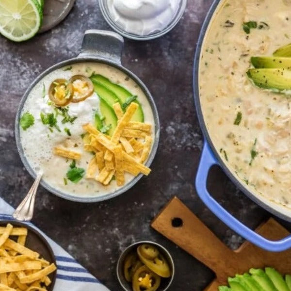 Creamy White Chicken Chili - 2 servings