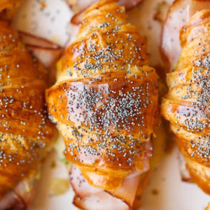 Glazed Cheese  Ham Croissant - 1 serving