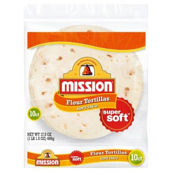 Mission Soft Taco Flour Tortilla 10 ct