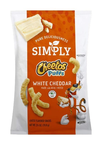 Cheetos Simply Puffs White Cheddar 2.5 oz