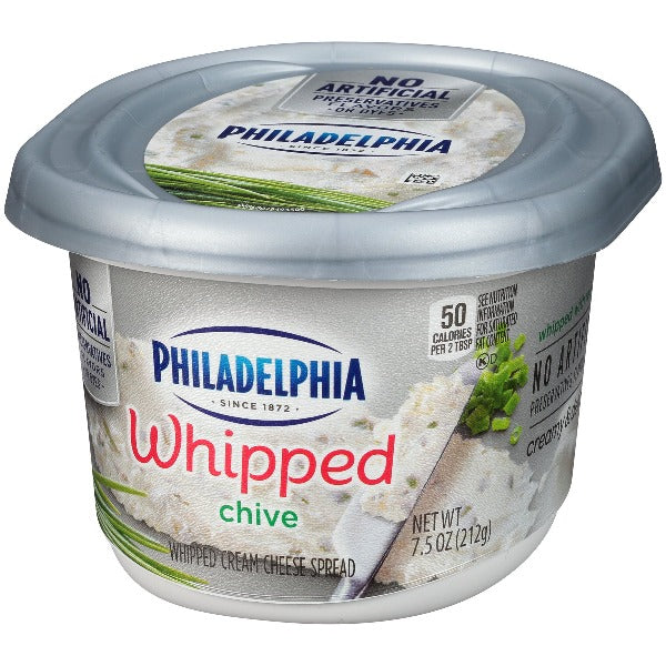 Philadelphia Whipped Cream Cheese with Chives 8 oz