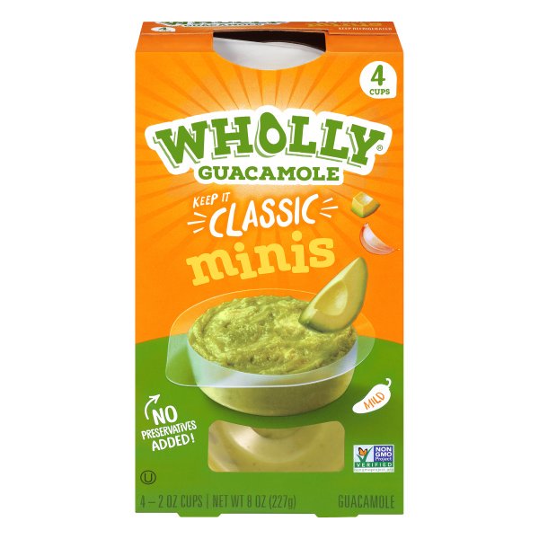 Wholly Guacamole Classic Minis 2 oz 4 ct