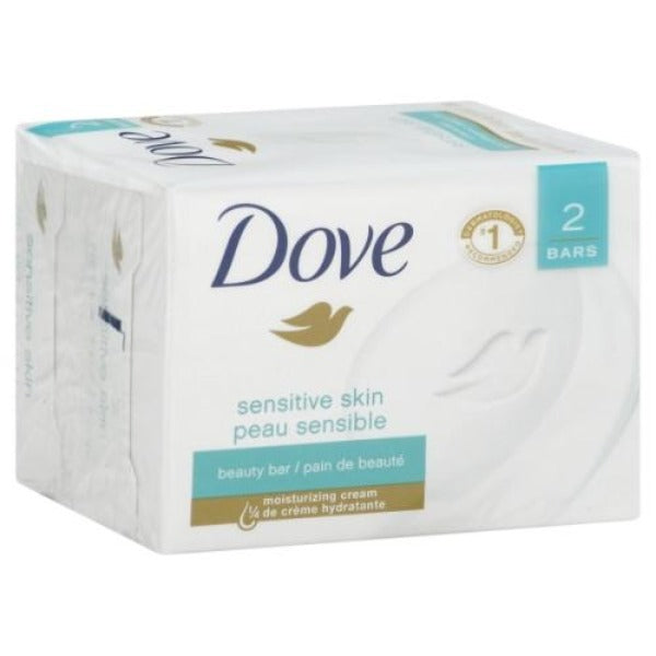 Dove Soap Bar Fragrance Free Sensitve Skin 4oz/2pk