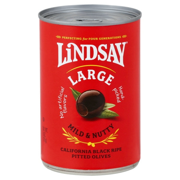 Lindsay Large California Black Ripe Olives 6 oz